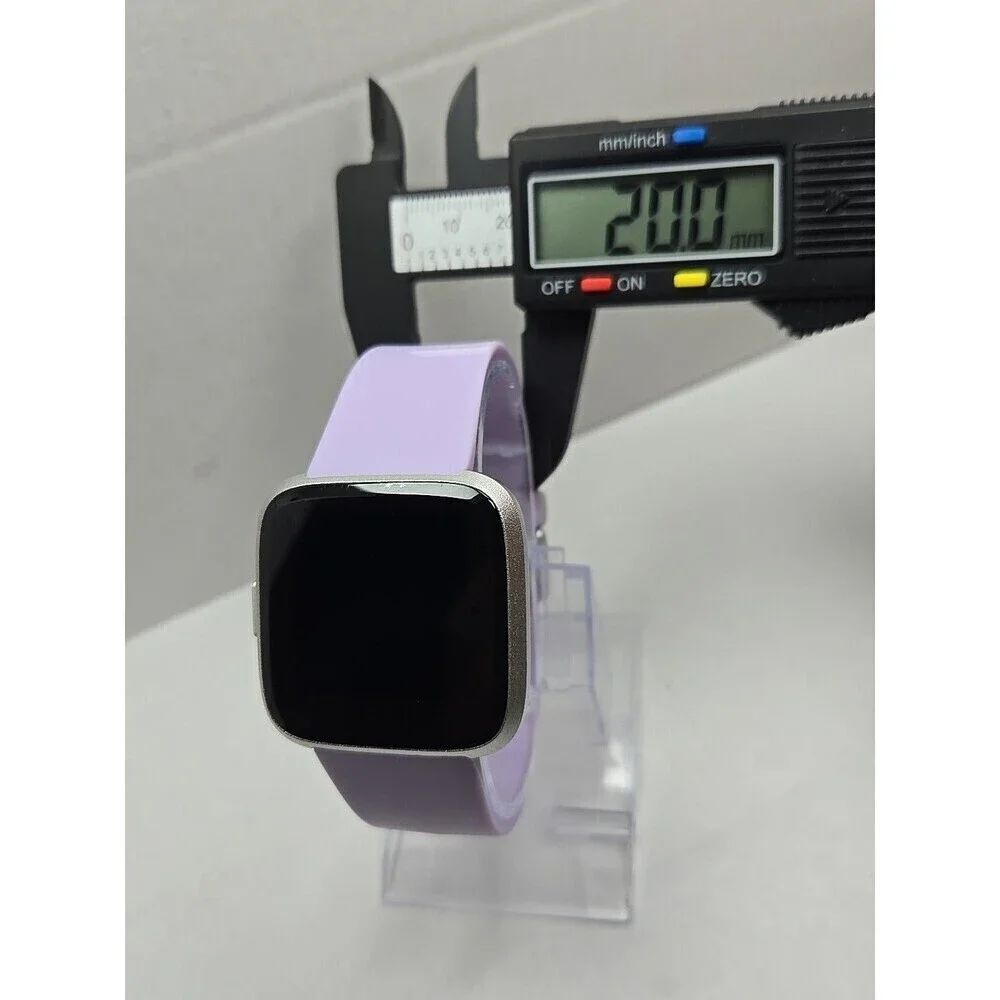 Fitbit Versa Lite Smartwatch Activity Tracker Heart Rate GPS Silver No Charger